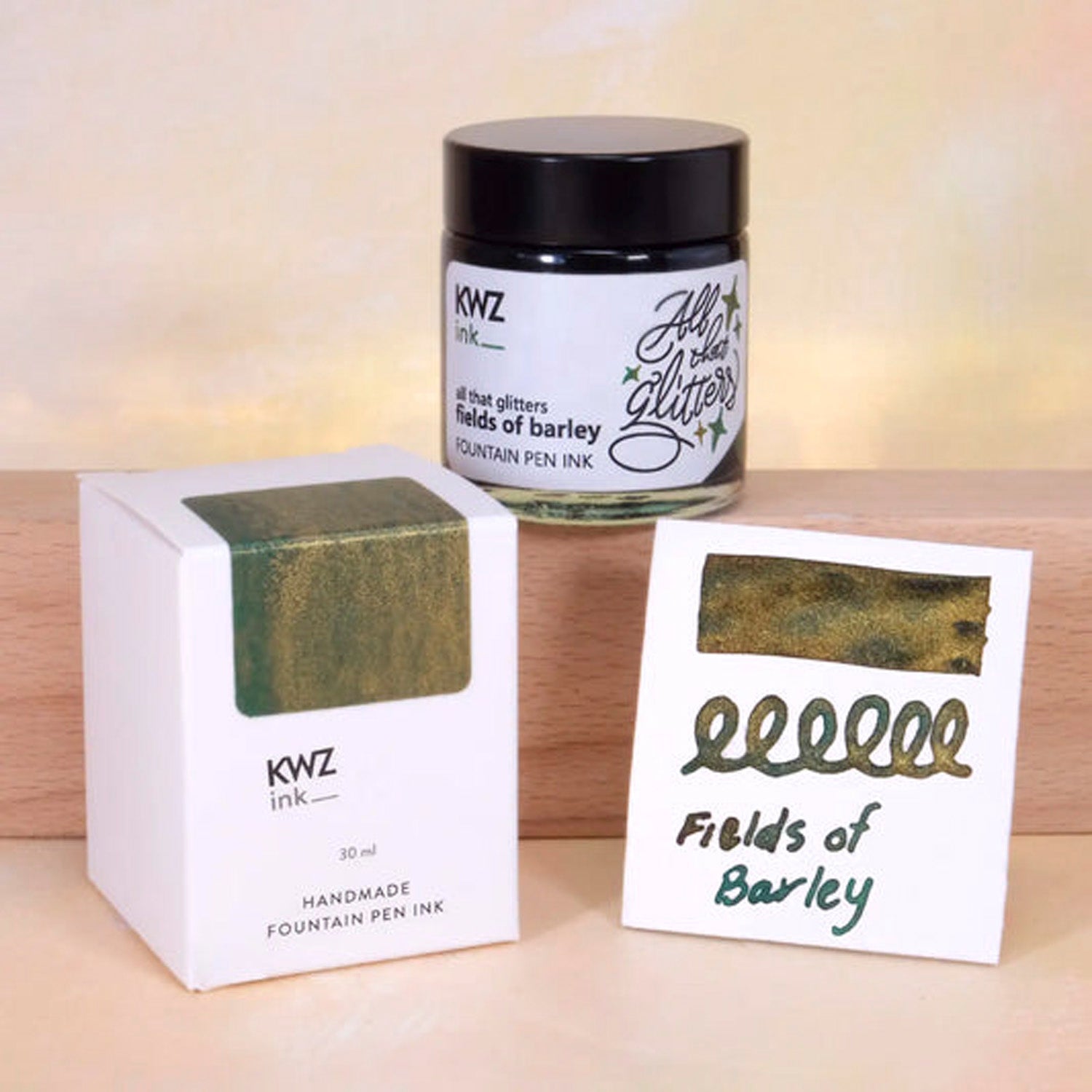KWZ All That Glitters Ink Bottle (Fields of Barley - 30 ML) 6202