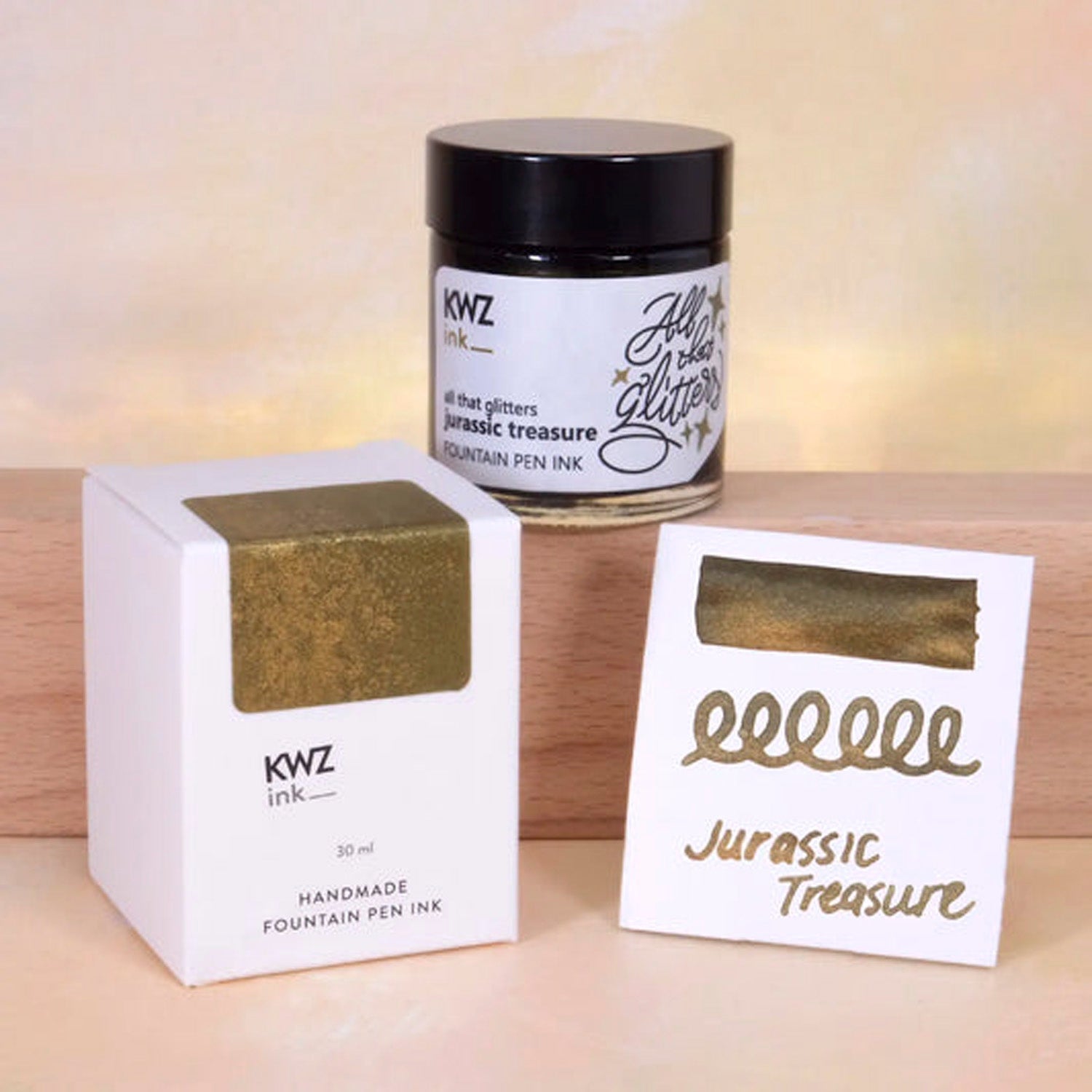KWZ All That Glitters Ink Bottle (Jurassic Treasure - 30 ML) 6201