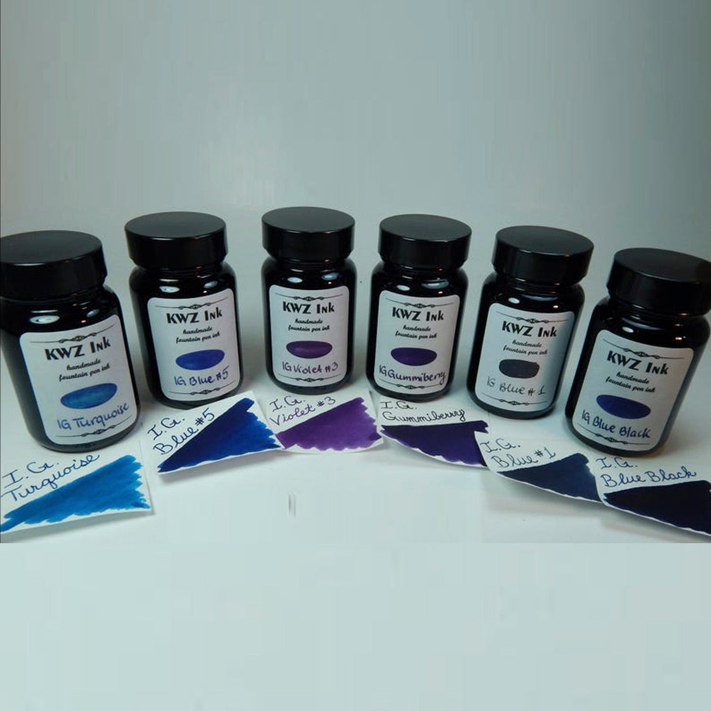 KWZ Iron Gall Ink Bottle (Blue 3 - 60 ML) 1102-IG