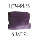KWZ Iron Gall Ink Bottle (Violet 3 - 60 ML) 1501-IG