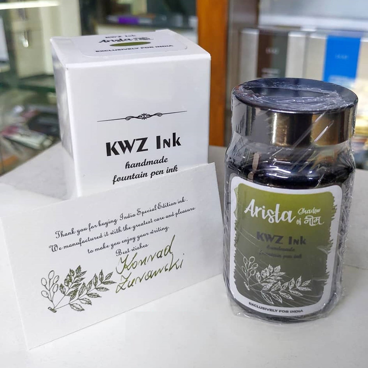 KWZ Ink Bottle (Arista Shadow Of Neem India - 60 ML) 4354