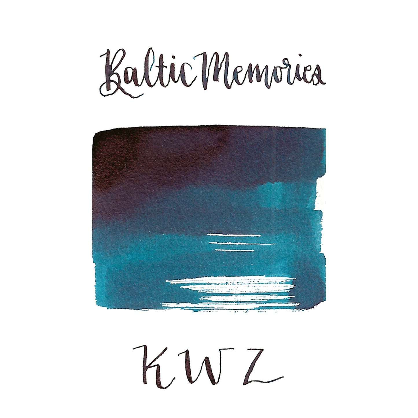 KWZ Standard Ink Bottle (Baltic Memories - 60 ML) 4108