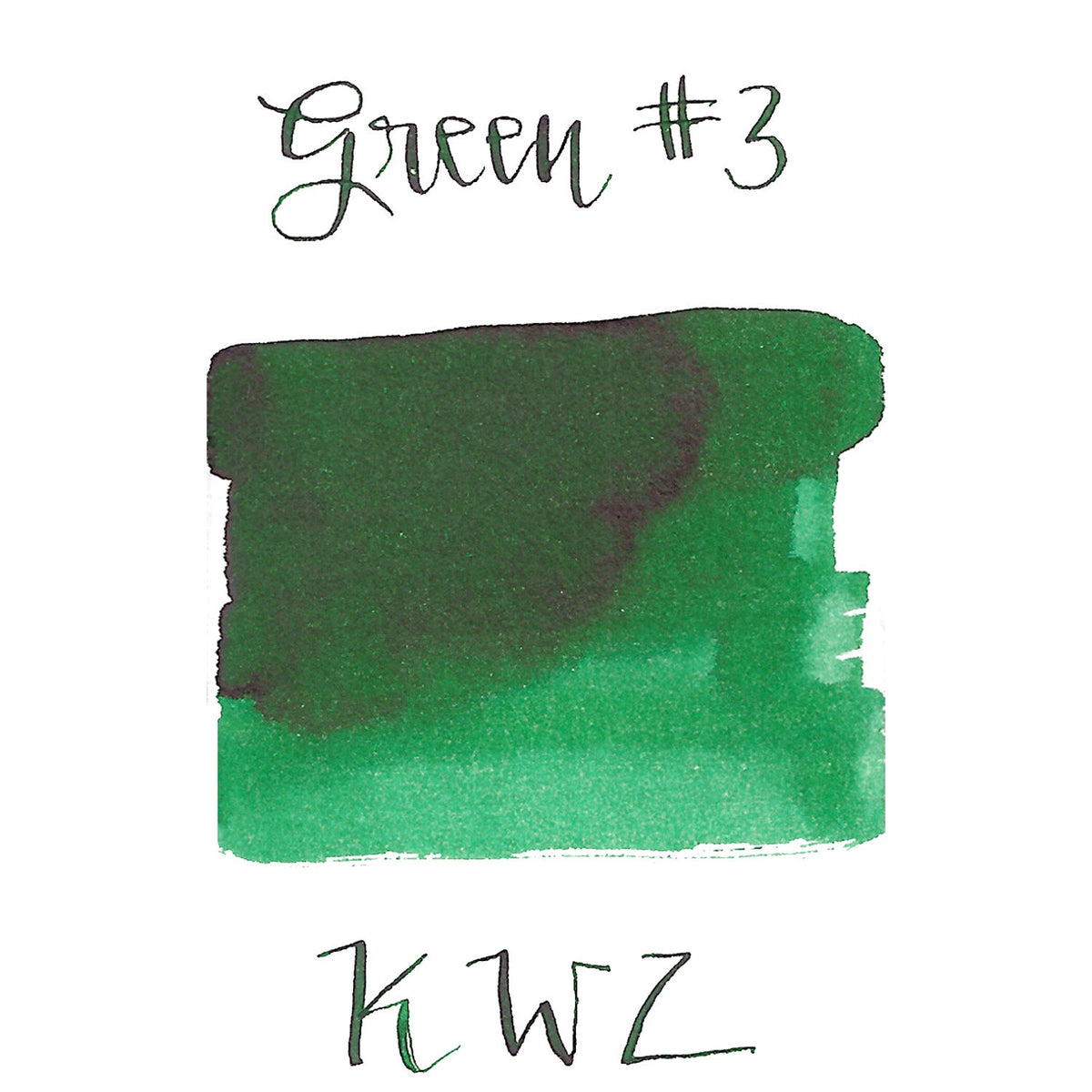 KWZ Standard Ink Bottle (Green 3 - 60 ML) 4205