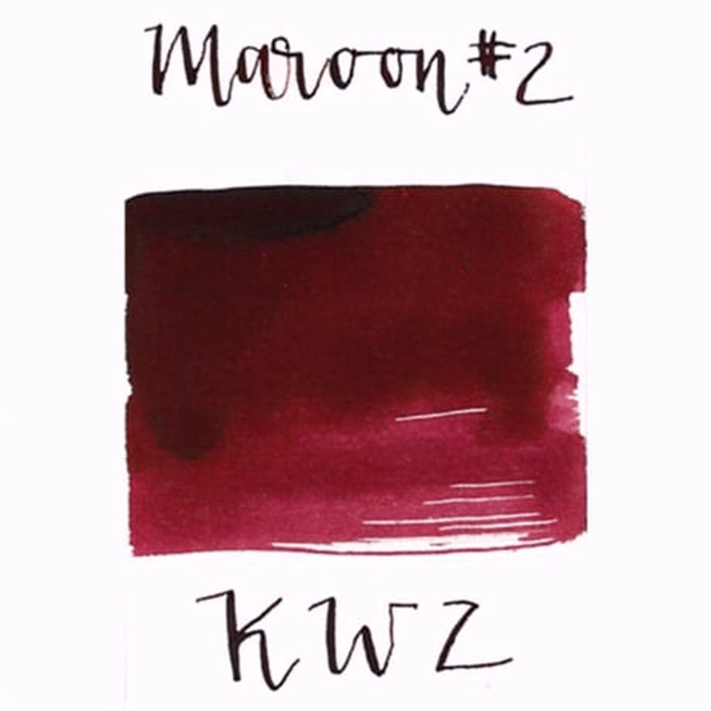 KWZ Standard Ink Bottle (Maroon 2 - 60 ML) 4406