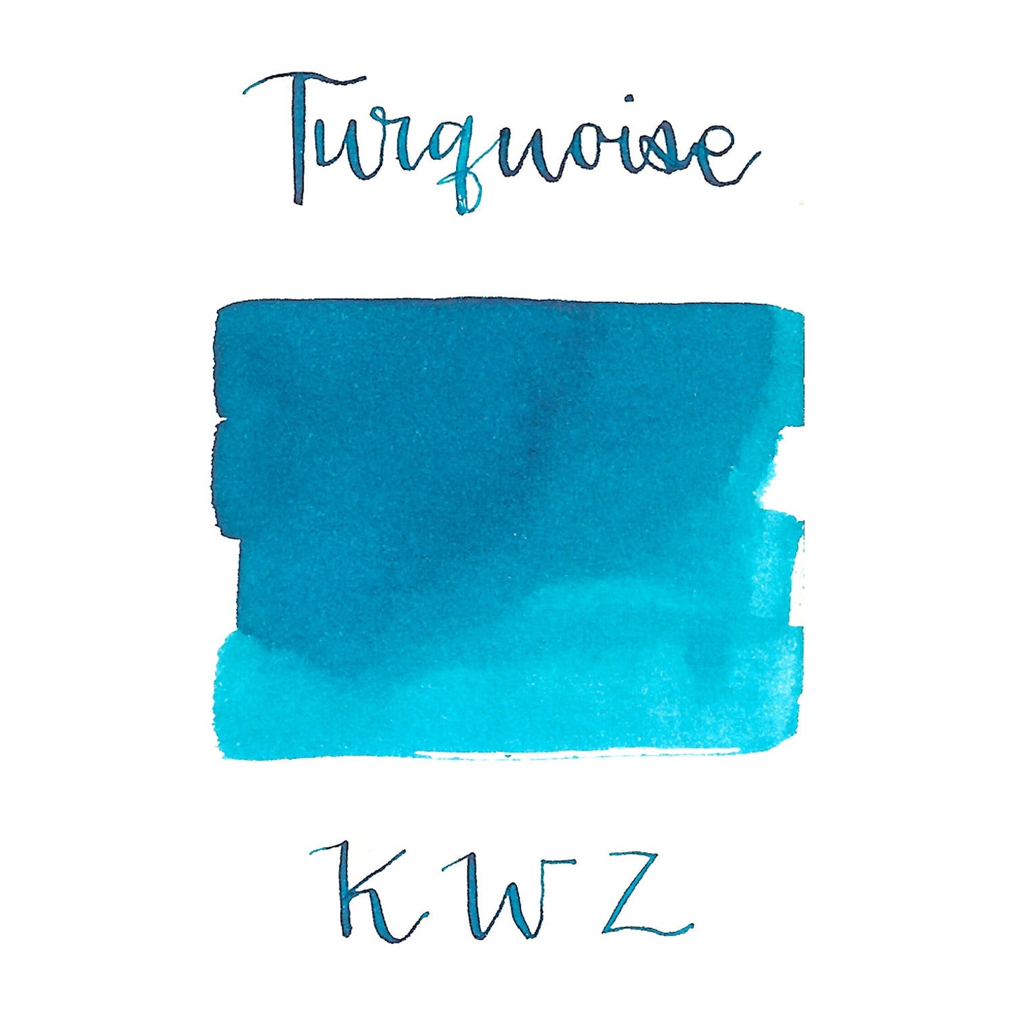 KWZ Standard Ink Bottle (Turquoise - 60 ML) 4103