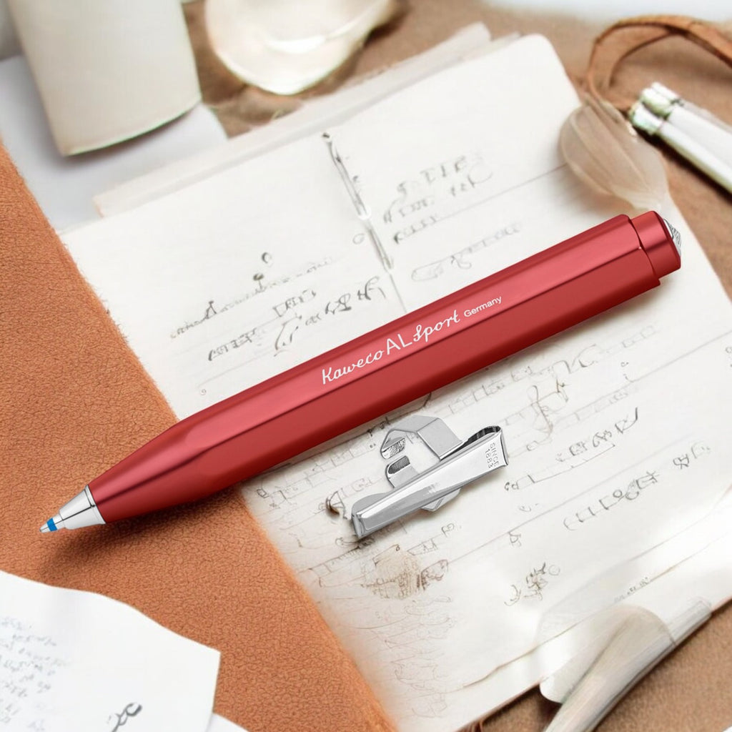 Kaweco Al Sport Deep Red CT Ballpoint Pen 10001605