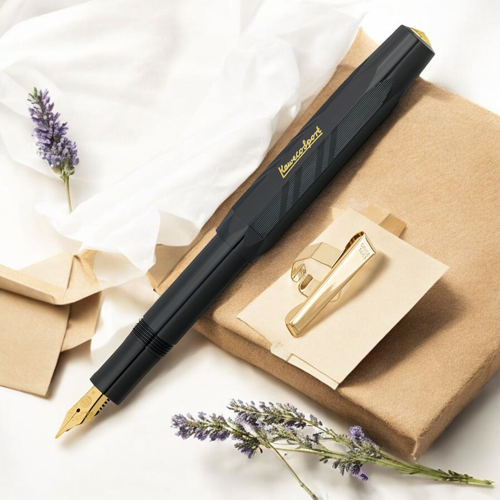 Kaweco Classic Sport Guilloche Black Fountain Pen