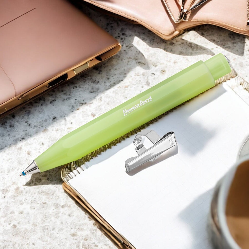 Kaweco Frosted Sport Fine Lime CT Ballpoint Pen 10001892