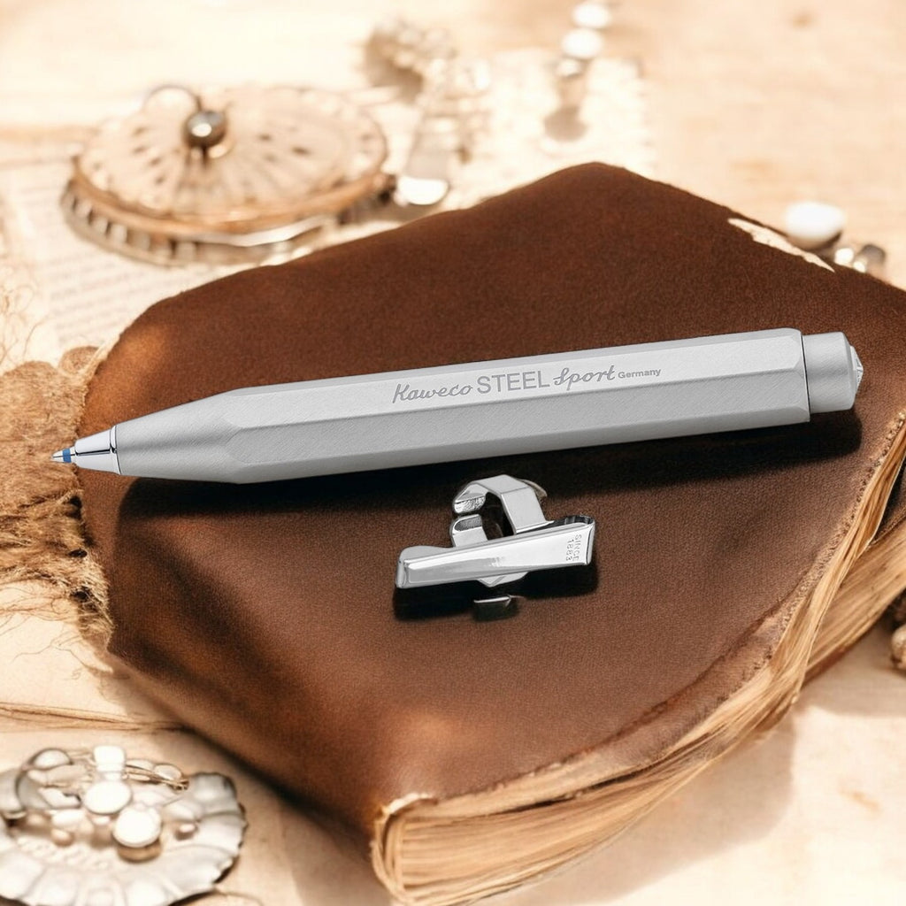 Kaweco Steel Sport Stainless Steel CT Ballpoint Pen 10001404