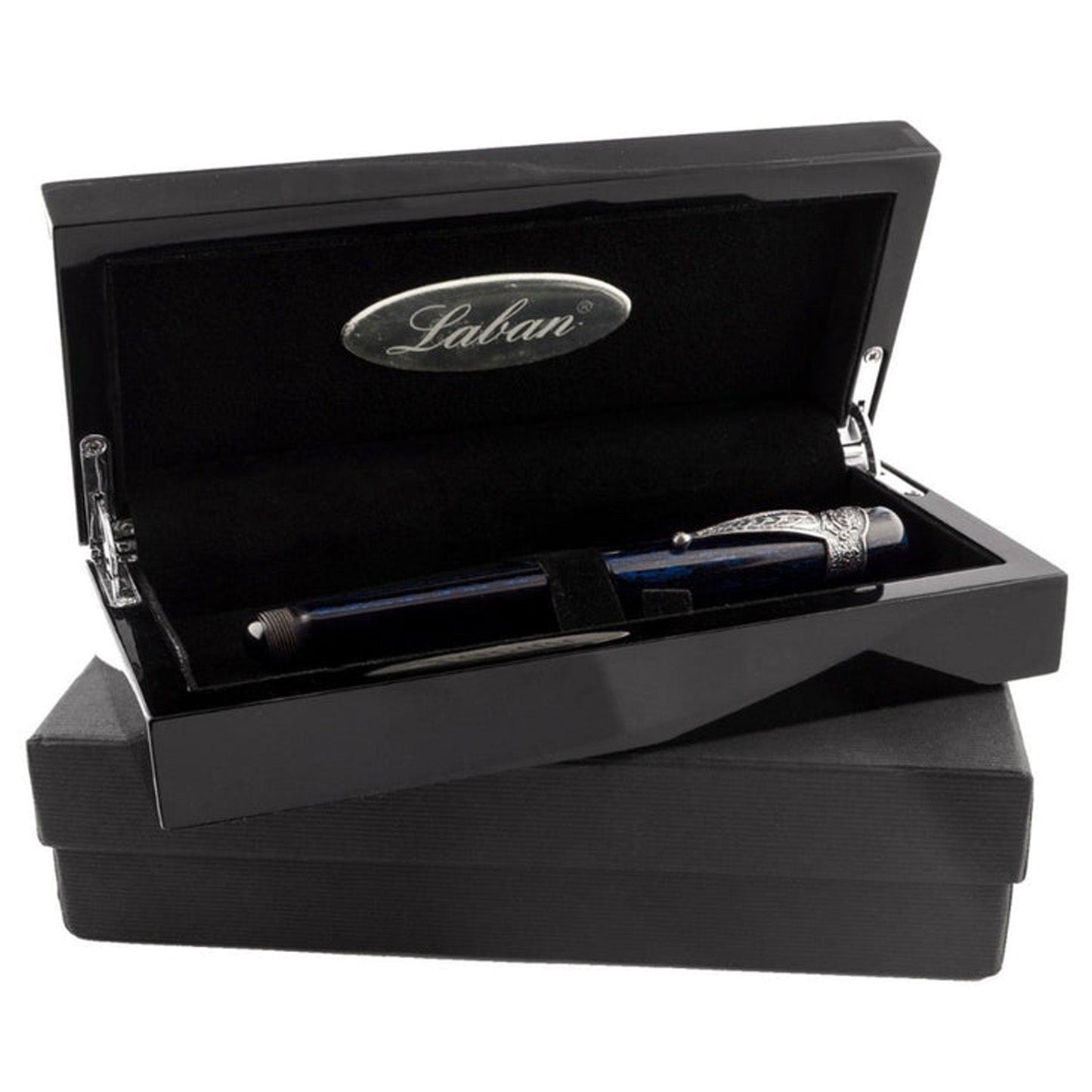 Laban Ebonite Blue CT Fountain Pen