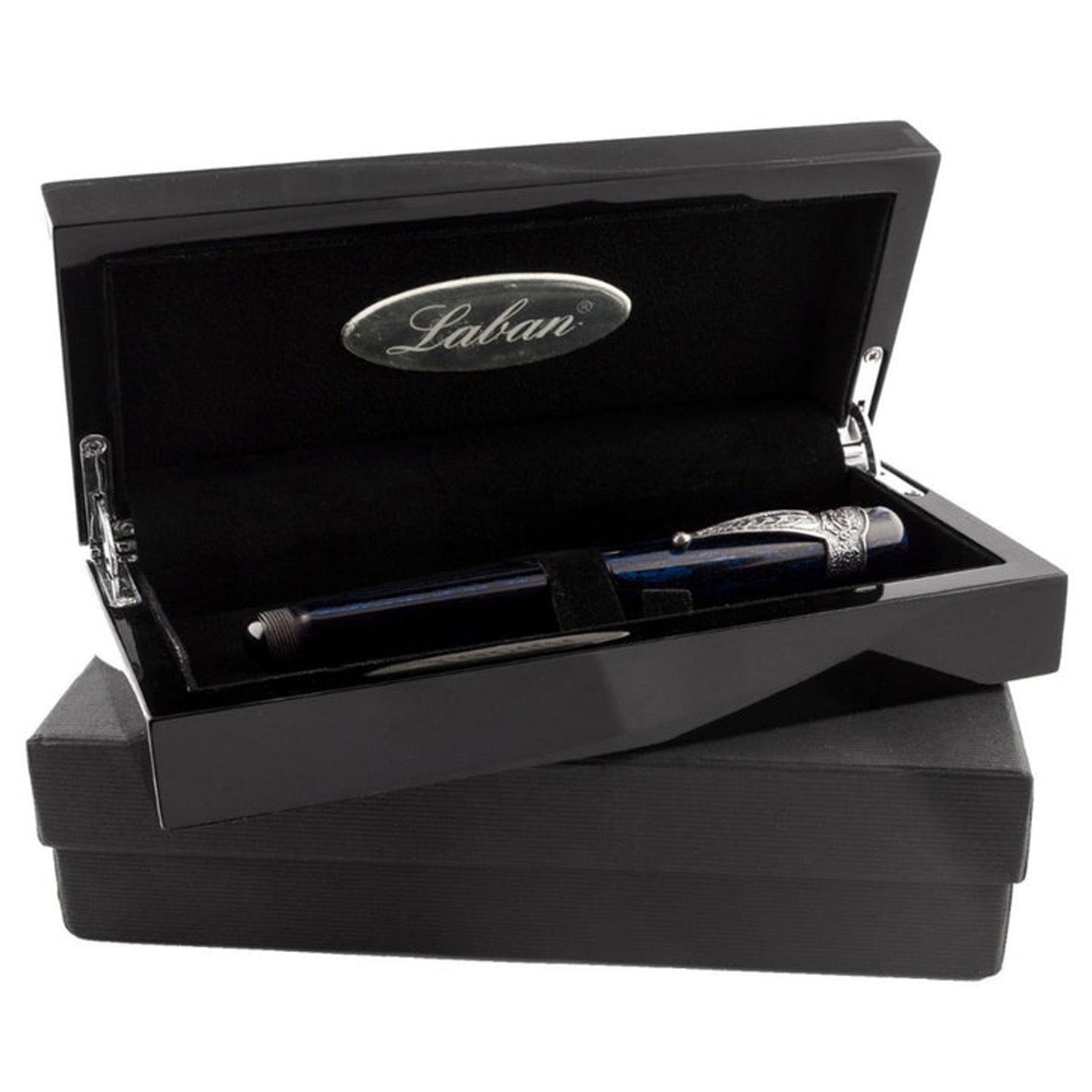 Laban Ebonite Blue CT Fountain Pen