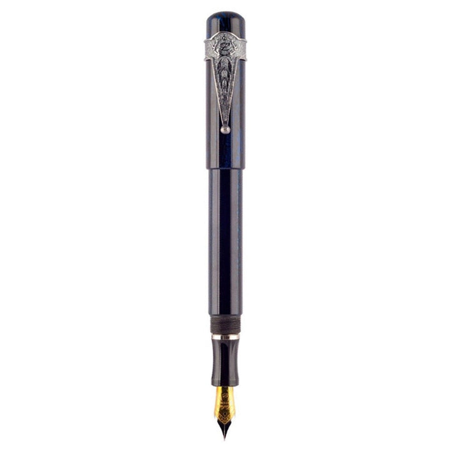 Laban Ebonite Blue CT Fountain Pen