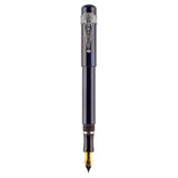 Laban Ebonite Blue CT Fountain Pen