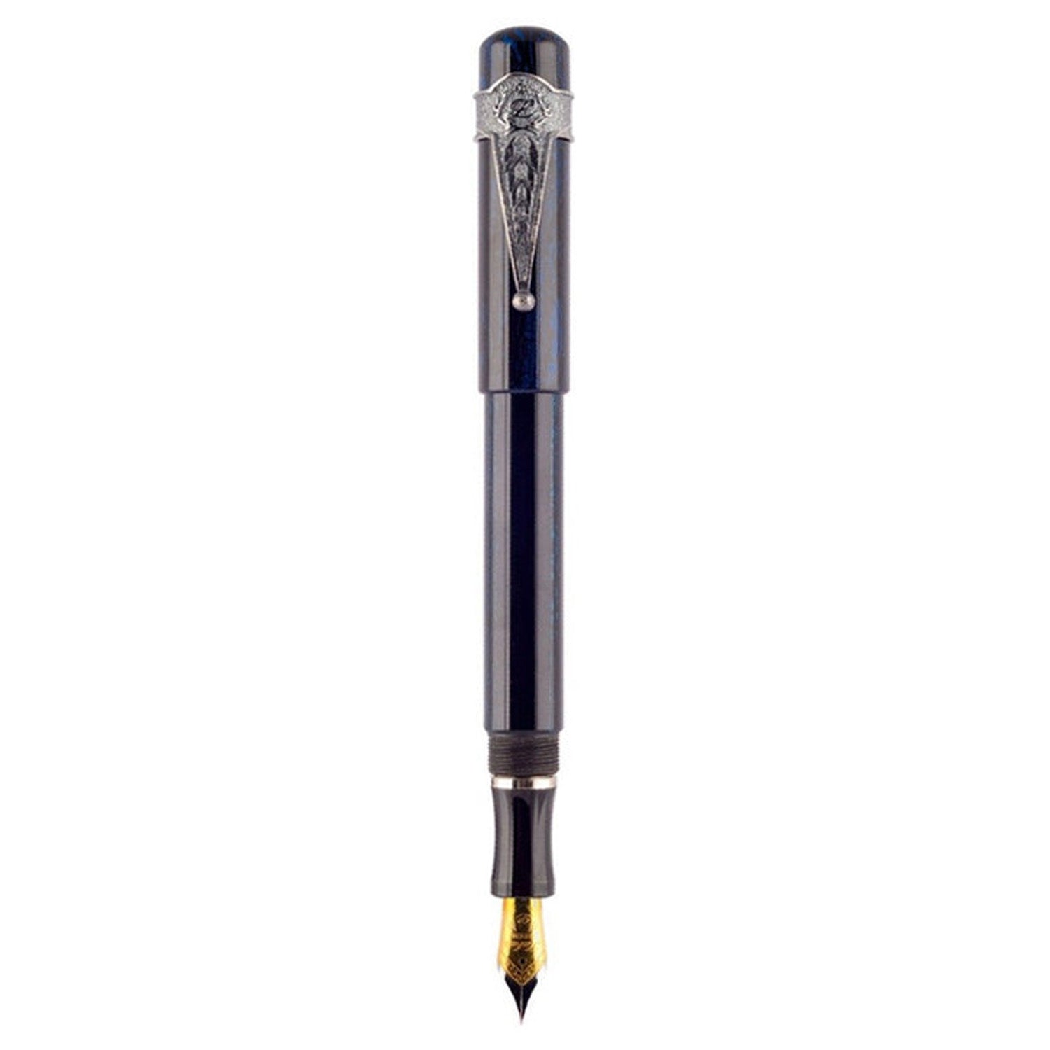 Laban Ebonite Blue CT Fountain Pen