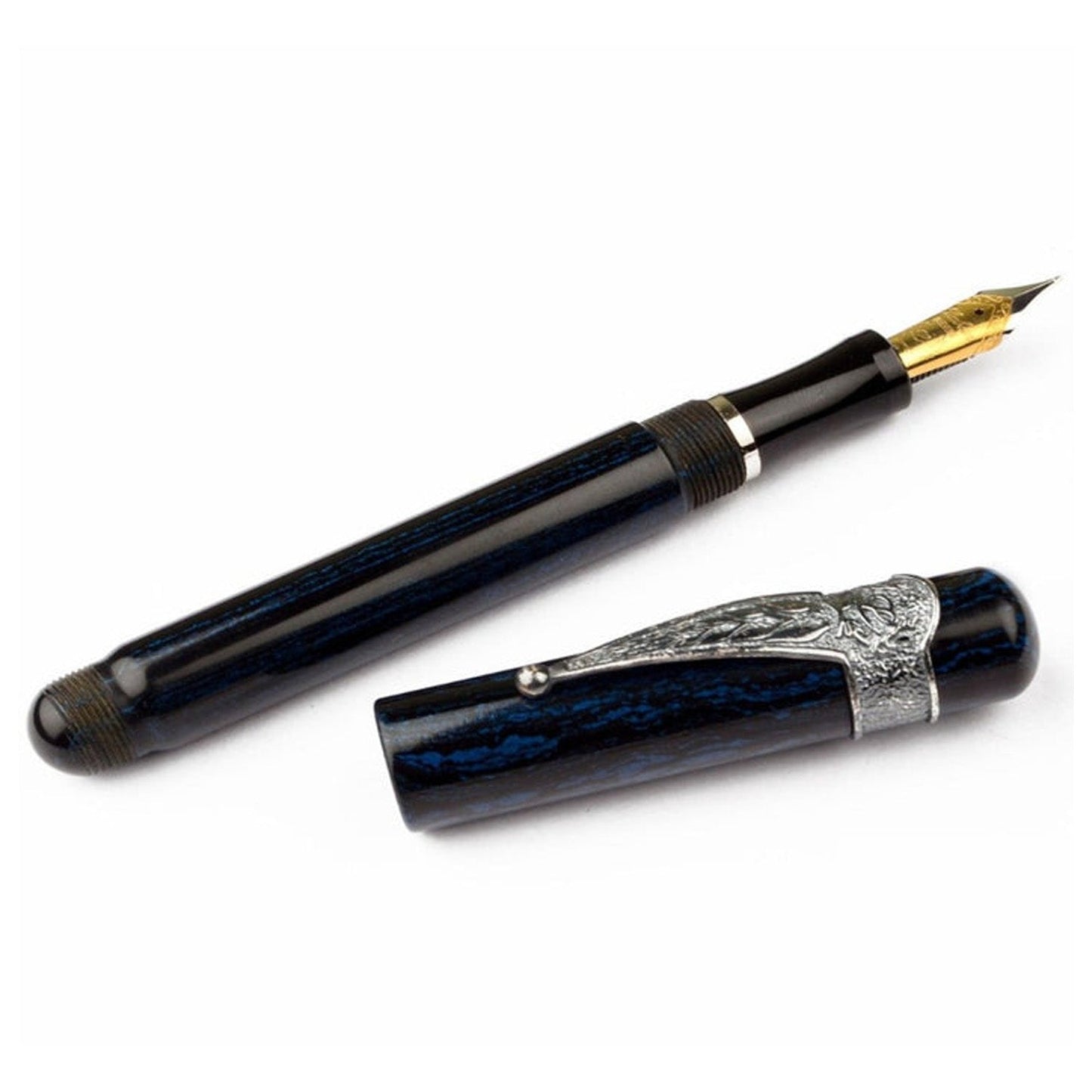 Laban Ebonite Blue CT Fountain Pen