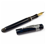 Laban Ebonite Blue CT Fountain Pen