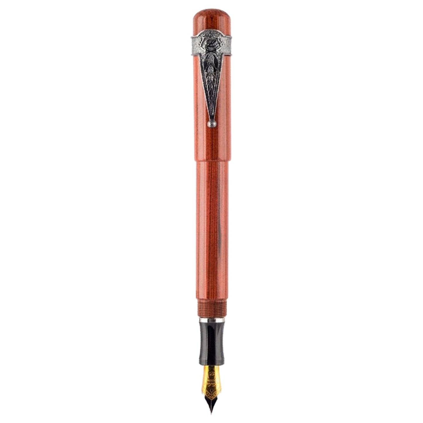 Laban Ebonite Orange CT Fountain Pen