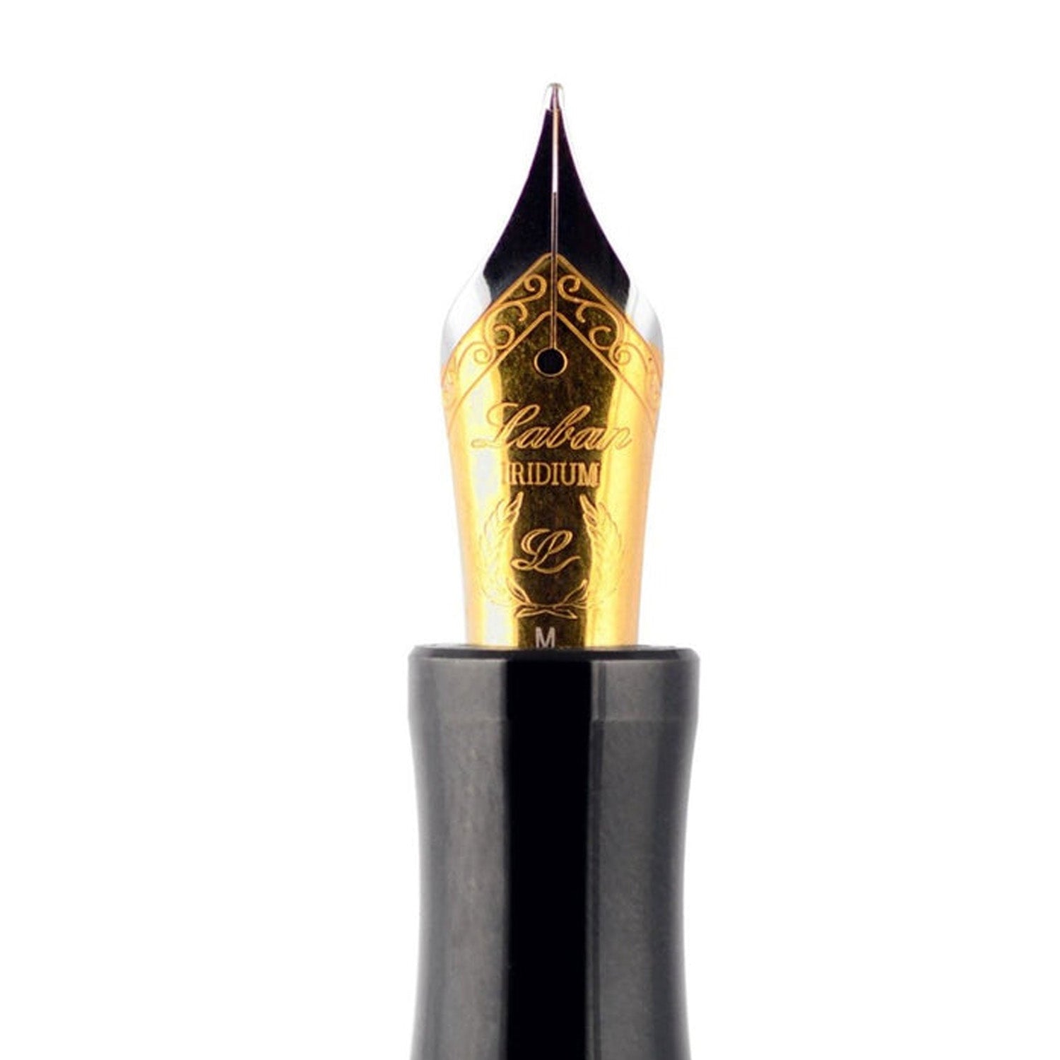 Laban Ebonite Orange CT Fountain Pen