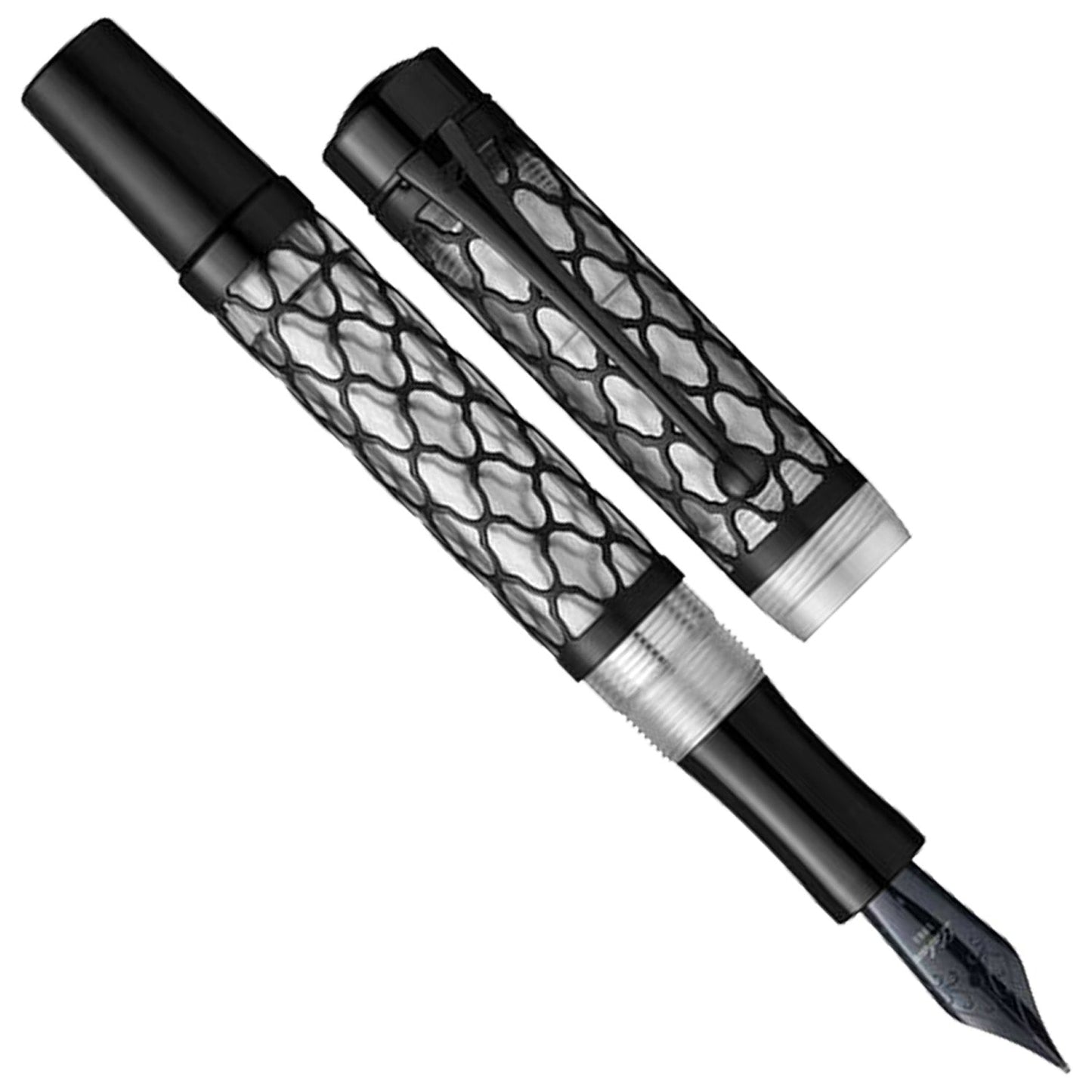 Laban Flora Black Fountain Pen