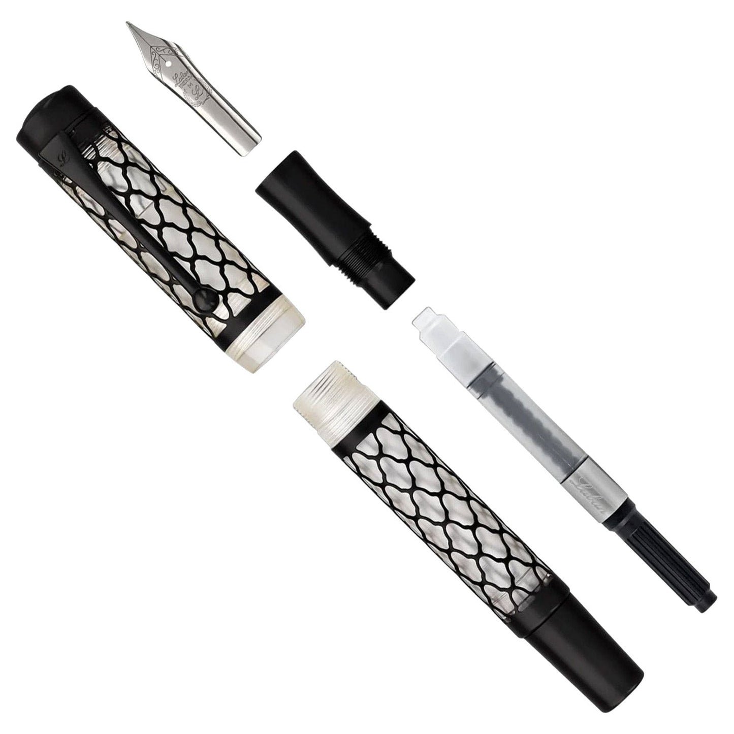 Laban Flora Black Fountain Pen