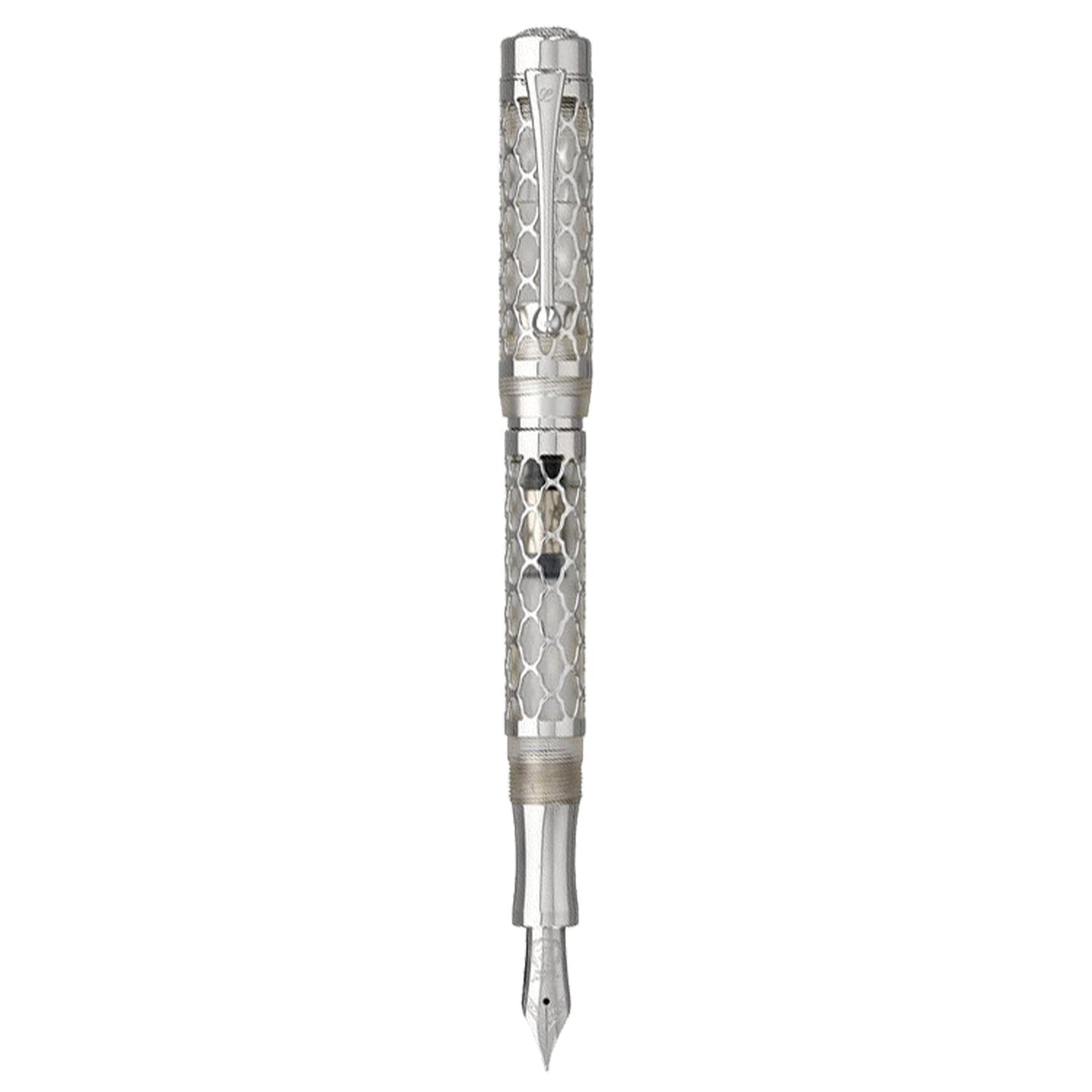 Laban Flora Silver CT Fountain Pen