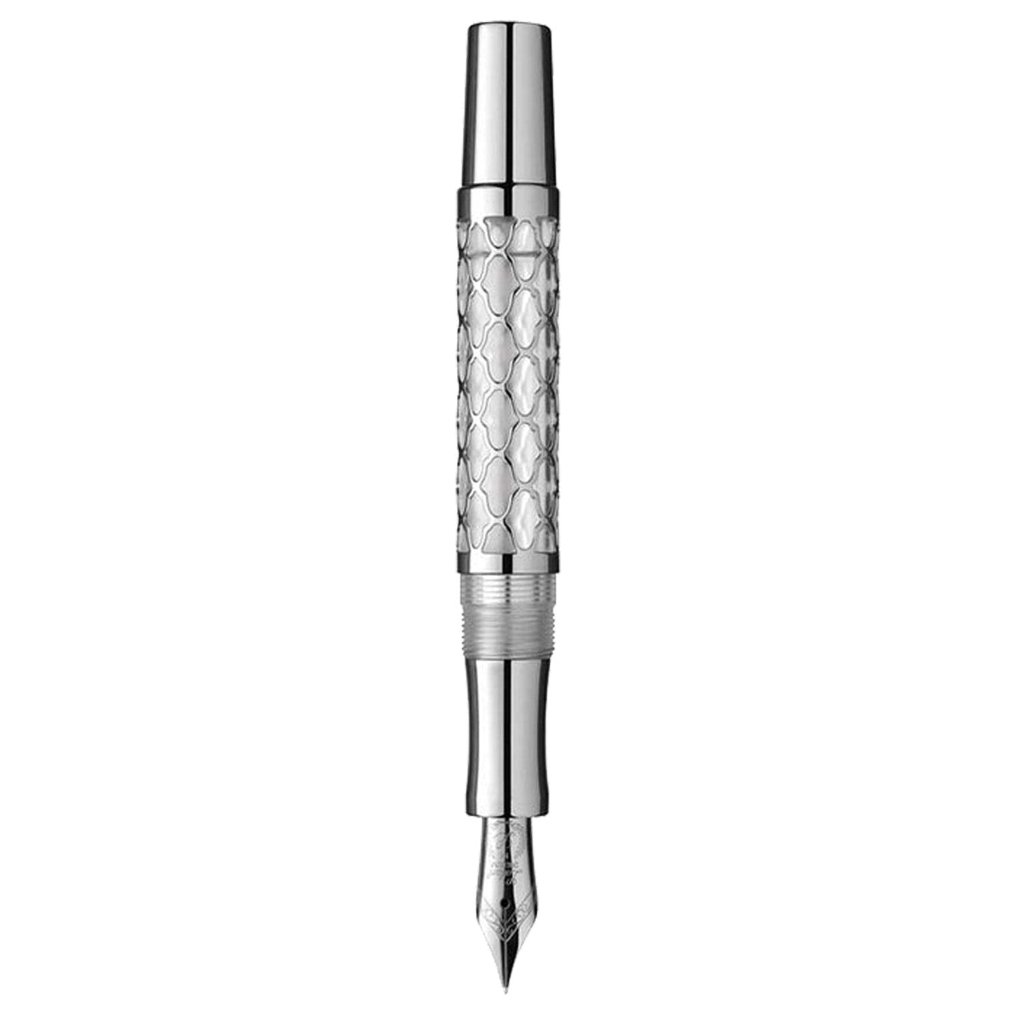 Laban Flora Silver CT Fountain Pen