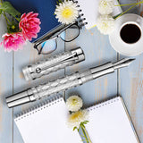 Laban Flora Silver CT Fountain Pen