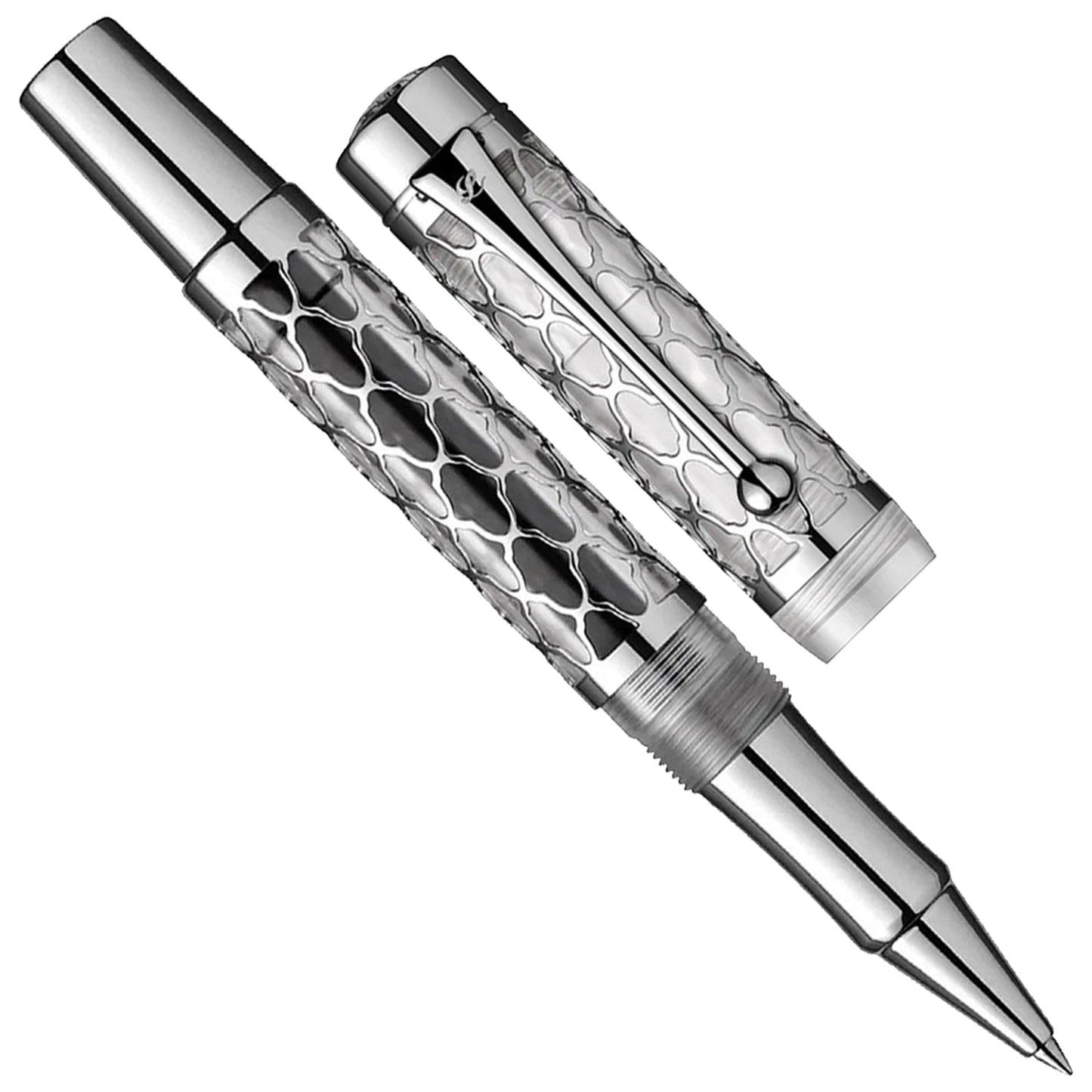 Laban Flora Silver CT Roller Ball Pen RNR400