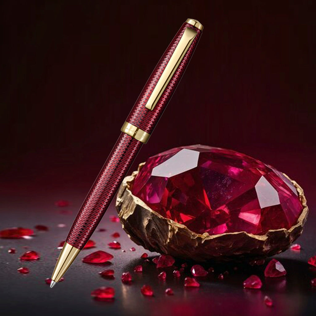 Laban Box Red Laban Gloria Ruby Red GT Ballpoint Pen PB986REDZ