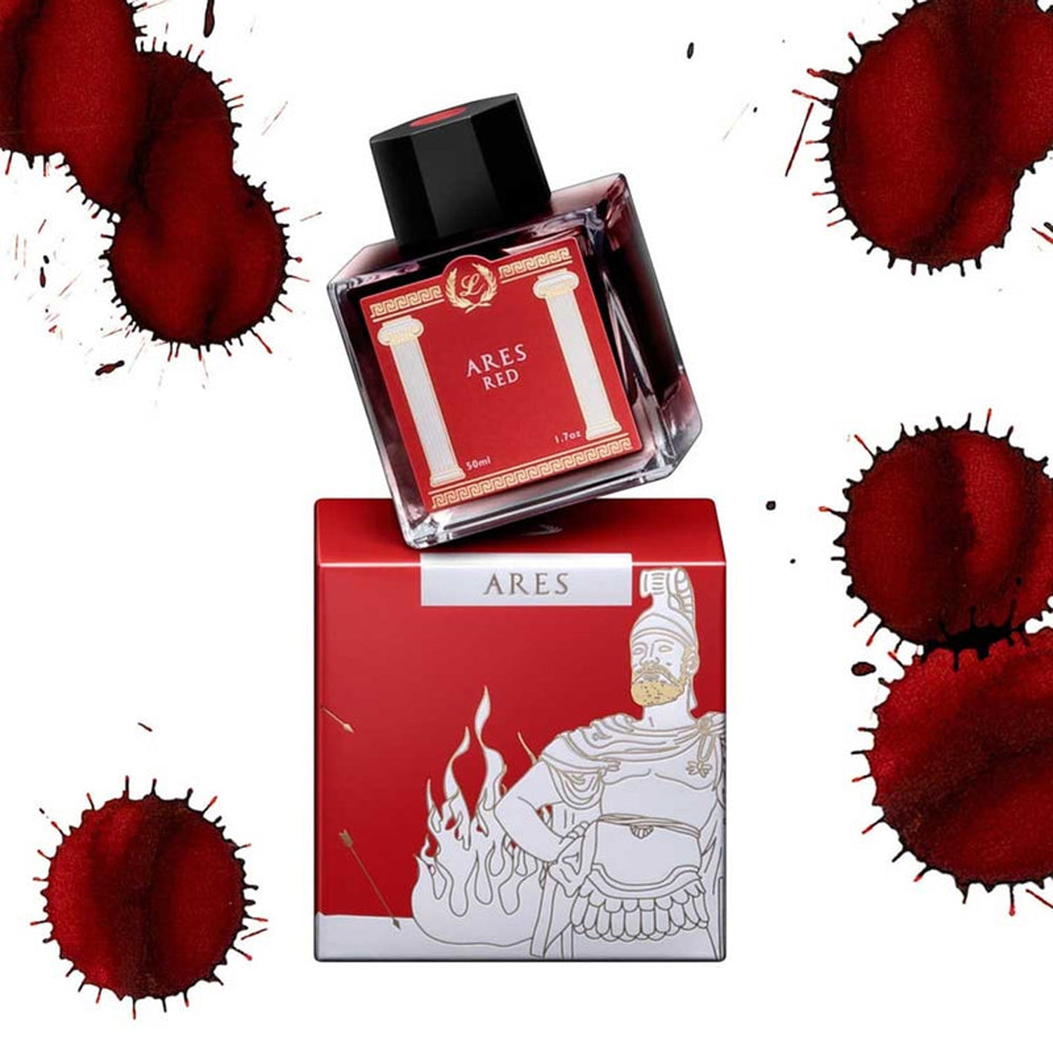 Laban Greek Mythology II Ink Bottle (Ares Red - 50 ML) IGMAR