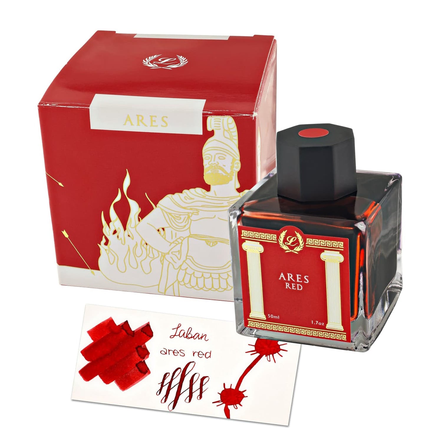 Laban Greek Mythology II Ink Bottle (Ares Red - 50 ML) IGMAR