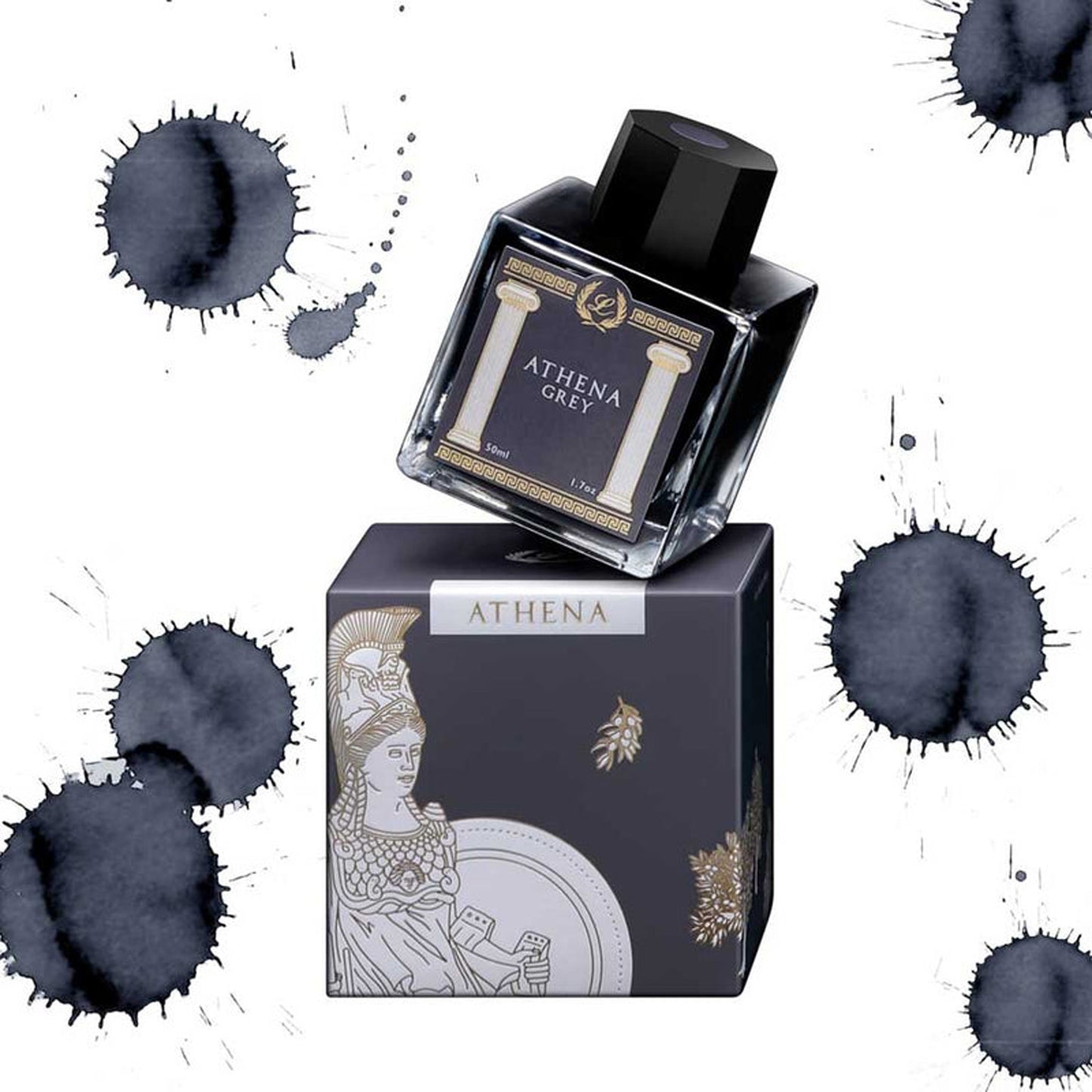 Laban Greek Mythology II Ink Bottle (Athena Grey - 50 ML) IGMAG
