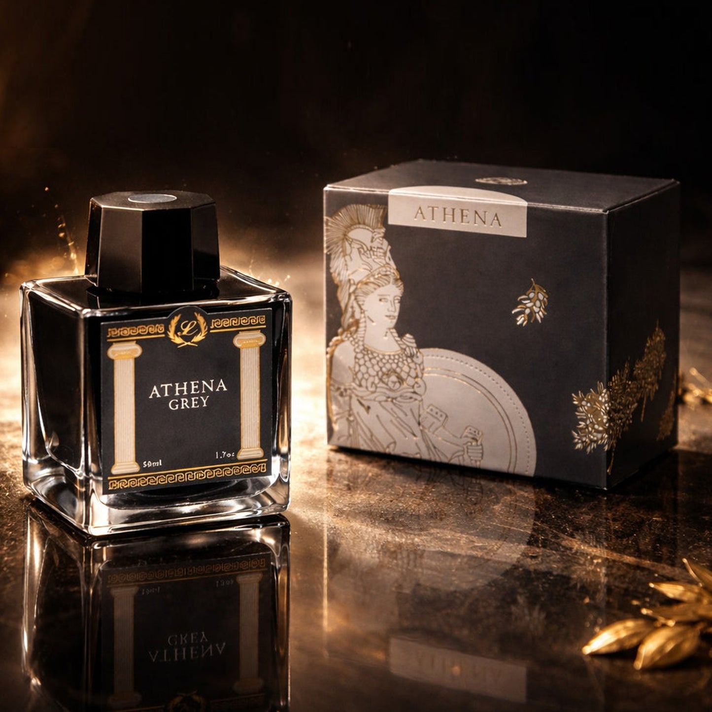 Laban Greek Mythology II Ink Bottle (Athena Grey - 50 ML) IGMAG