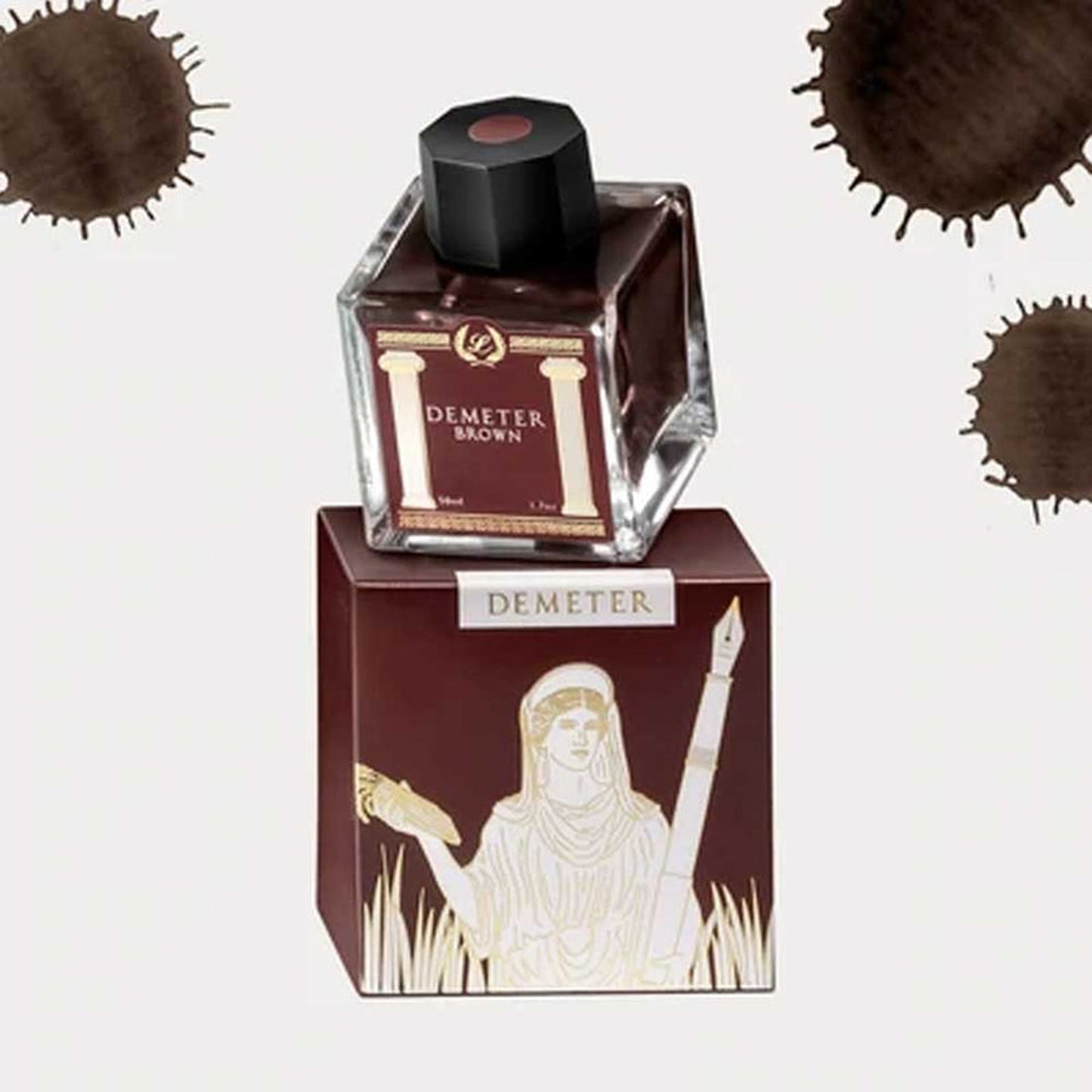 Laban Greek Mythology Ink Bottle (Demeter Brown - 50 ML) IGMDB