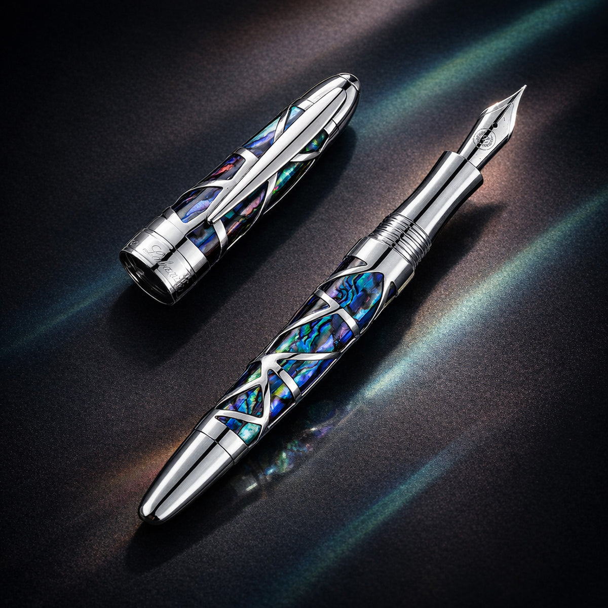 Laban Oceana Silver CT Fountain Pen