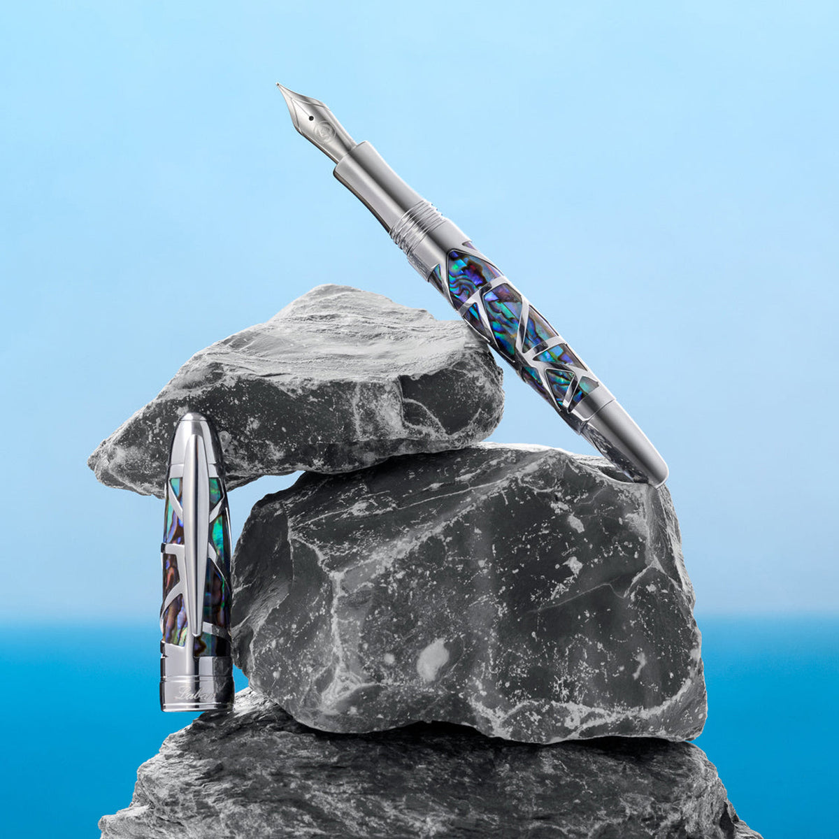 Laban Oceana Silver CT Fountain Pen