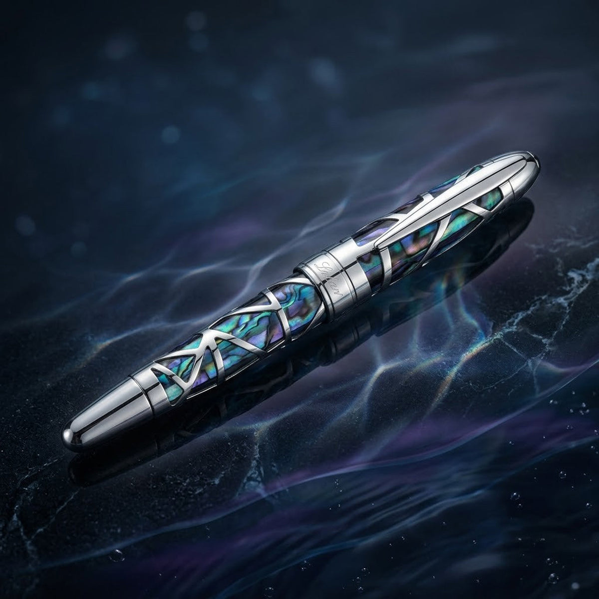Laban Oceana Silver CT Fountain Pen