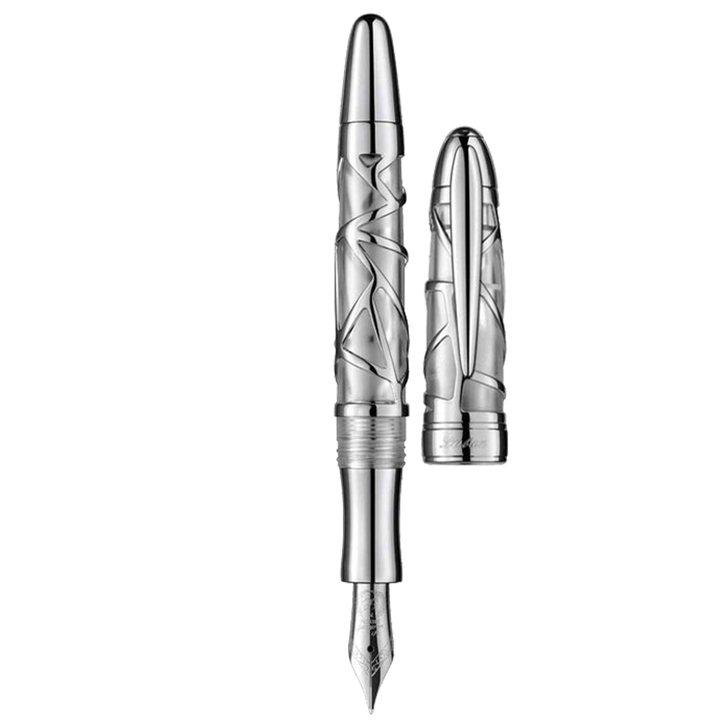 Laban Skeleton Silver CT Fountain Pen