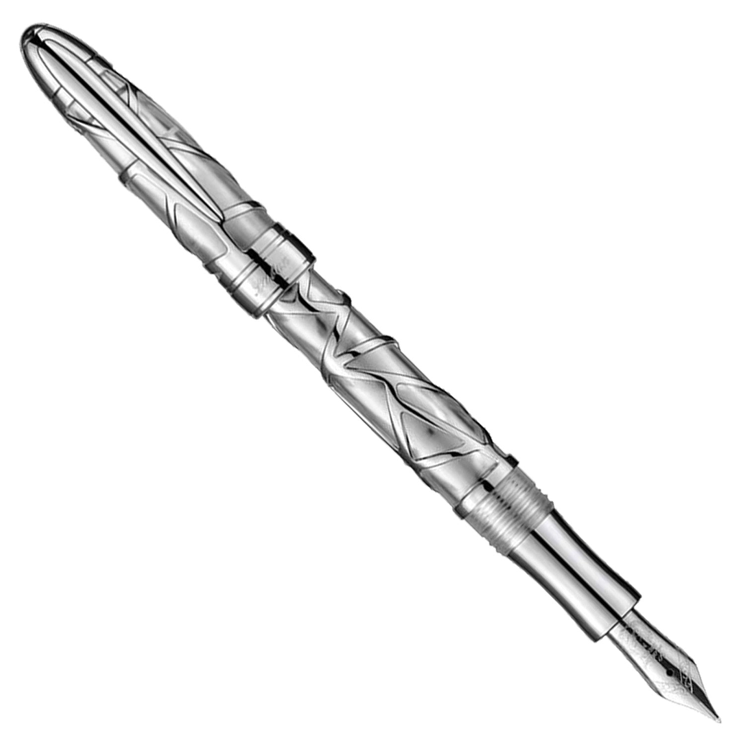 Laban Skeleton Silver CT Fountain Pen