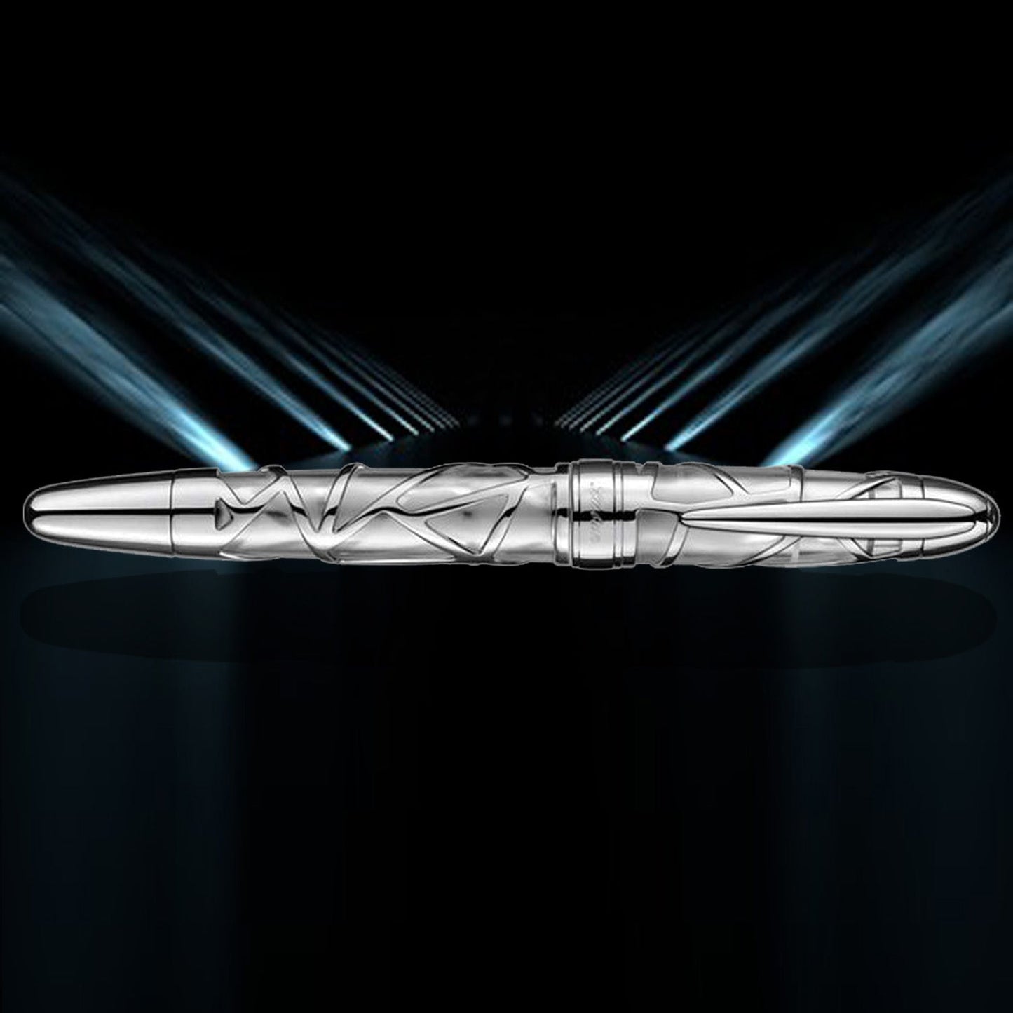 Laban Skeleton Silver CT Fountain Pen