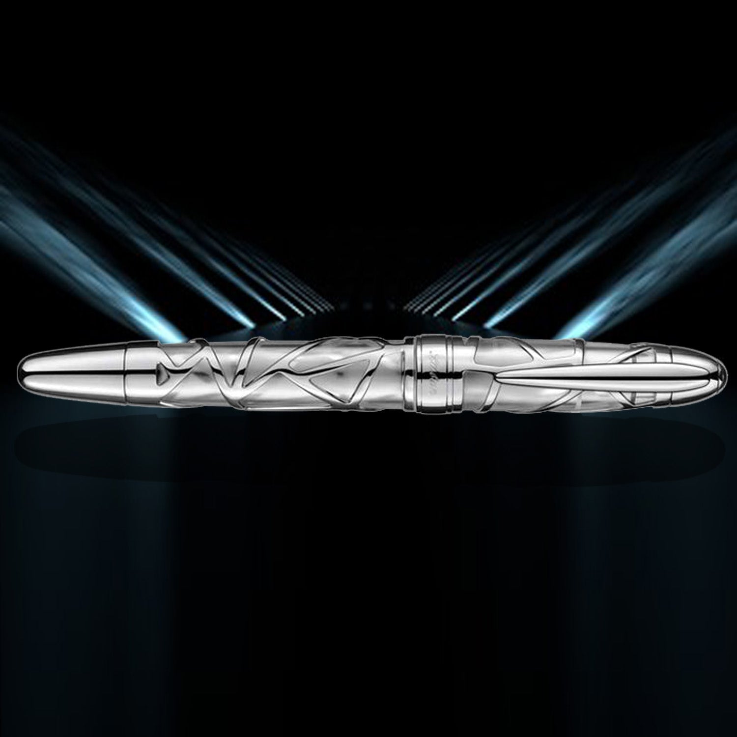 Laban Skeleton Silver CT Fountain Pen