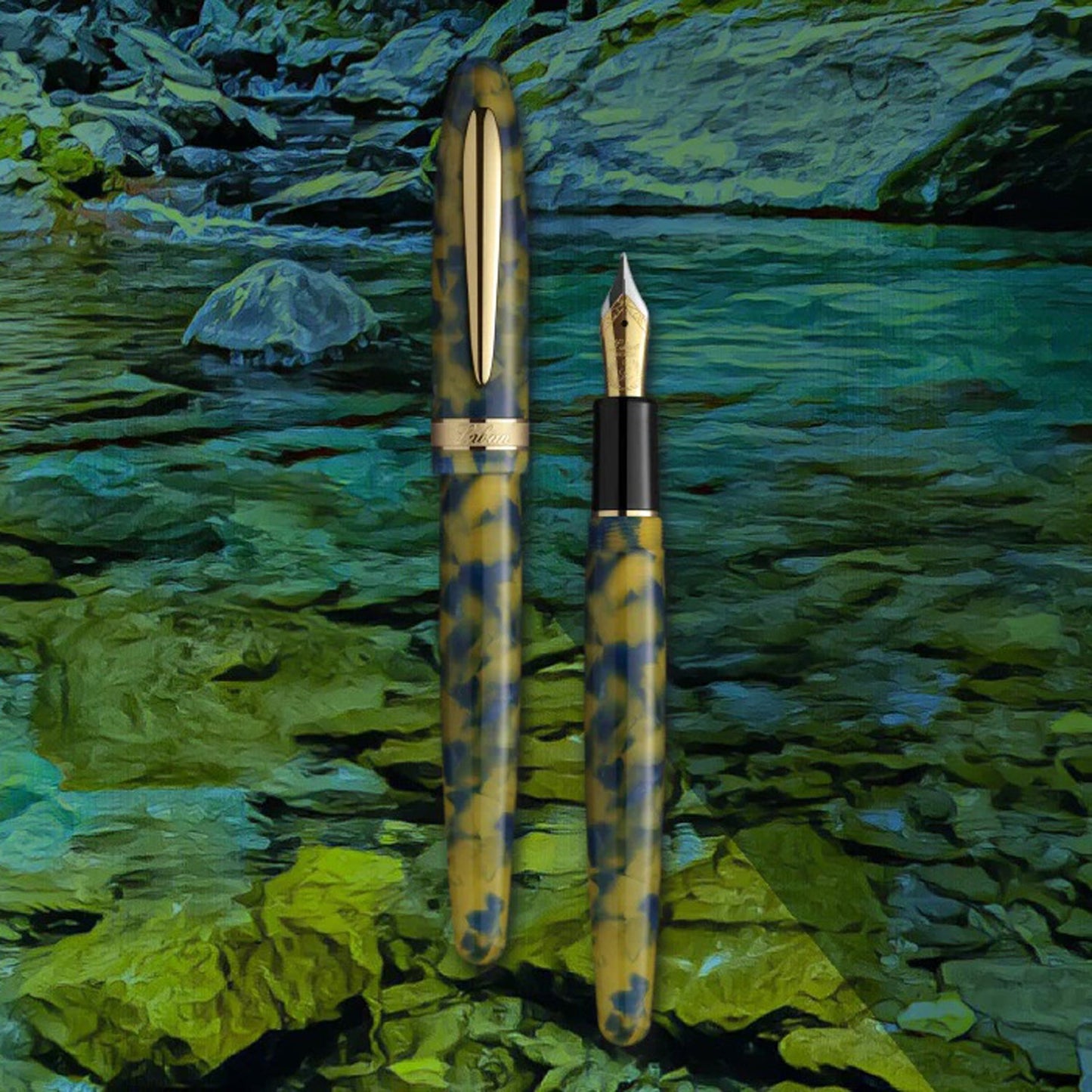 Laban Taroko Lake Reflection GT Fountain Pen
