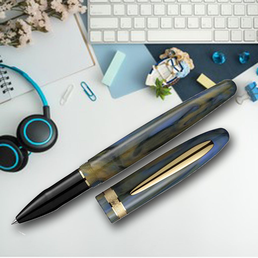 Laban Taroko Sunrise Blue GT Roller Ball Pen RNR8882VGB