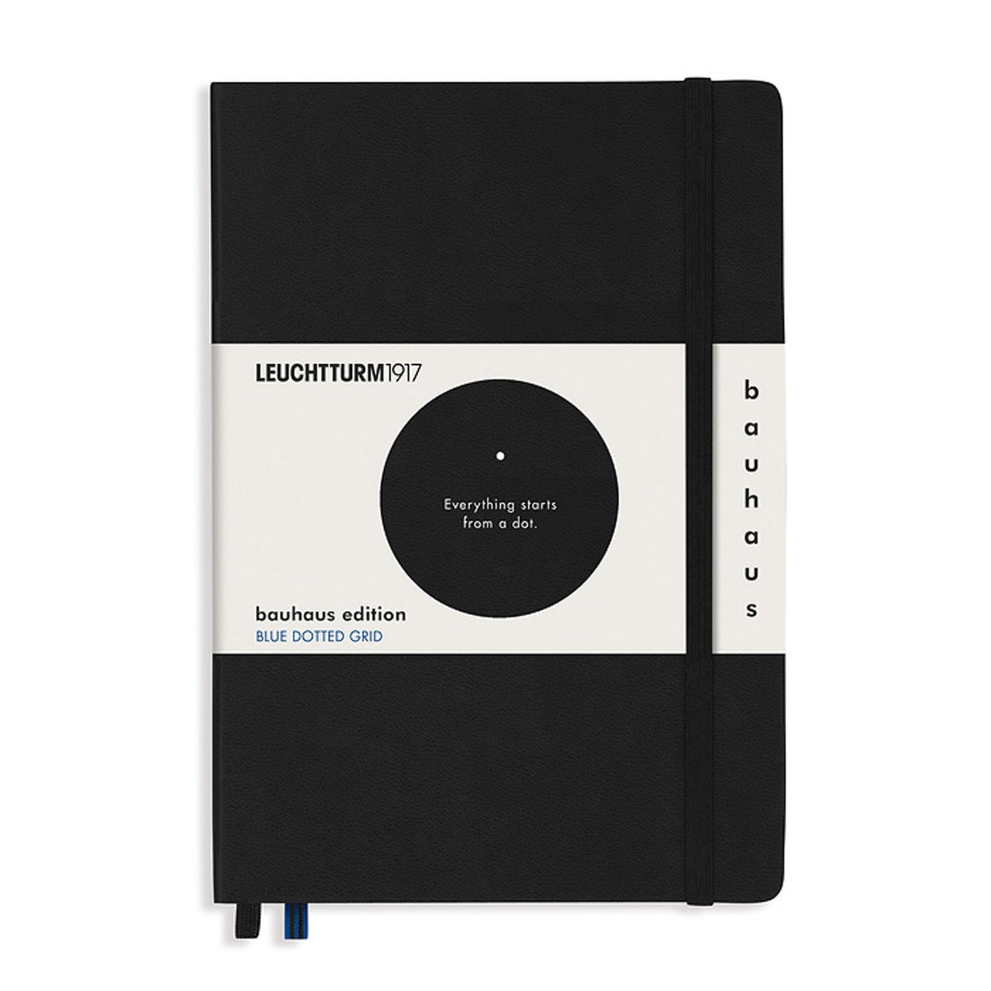 Leuchtturm1917 Bauhaus Edition Black Hardcover Notebook (A5 - Dotted) 359617 (Special Edition)