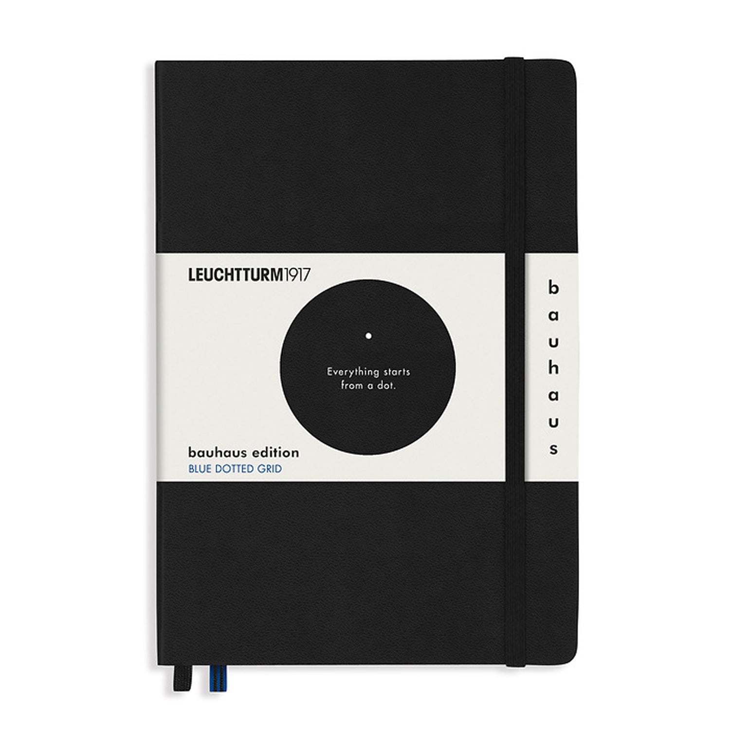 Leuchtturm1917 Bauhaus Edition Black Hardcover Notebook (A5 - Dotted) 359617 (Special Edition)