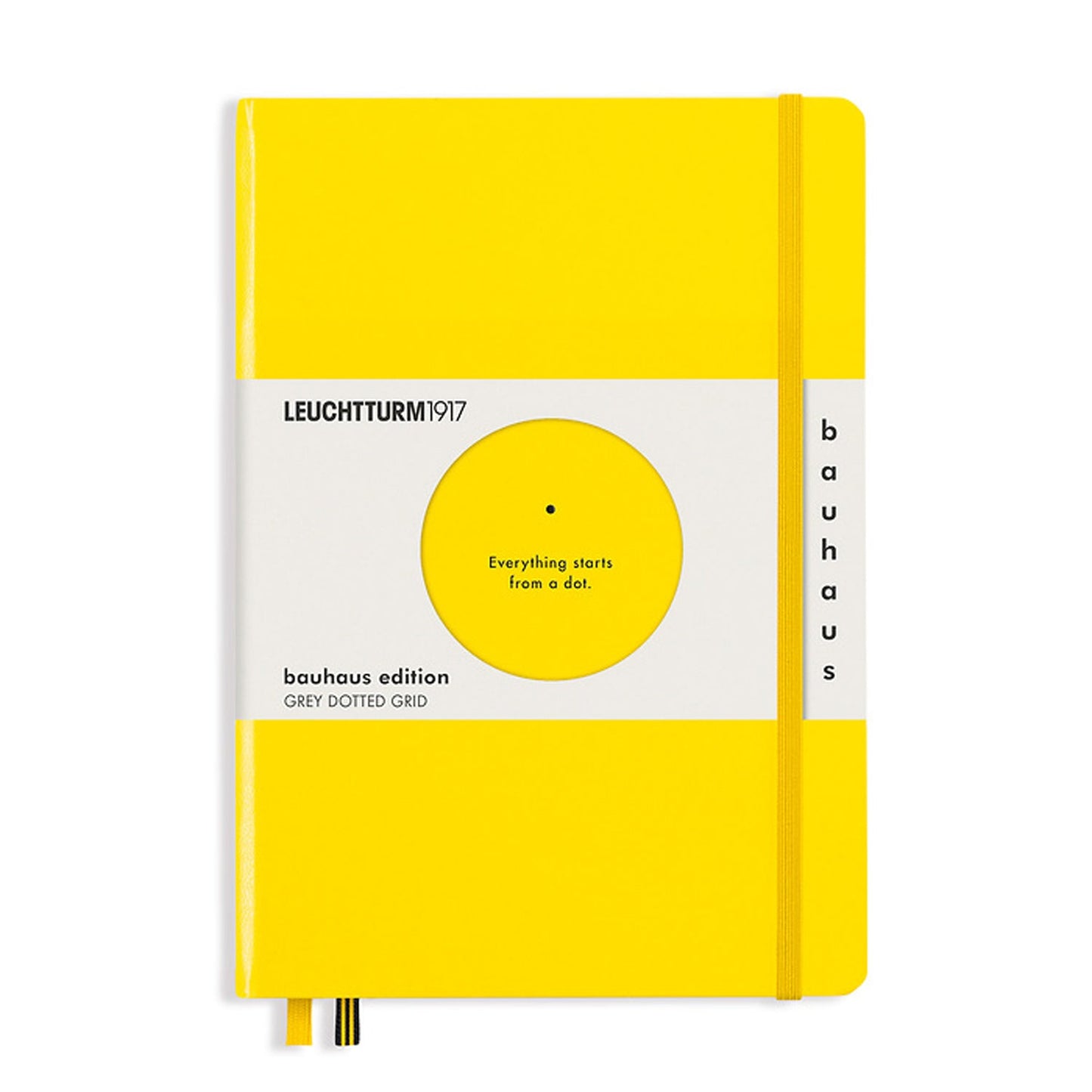 Leuchtturm1917 Bauhaus Edition Lemon Hardcover Notebook (A5 - Dotted) 359620 (Special Edition)