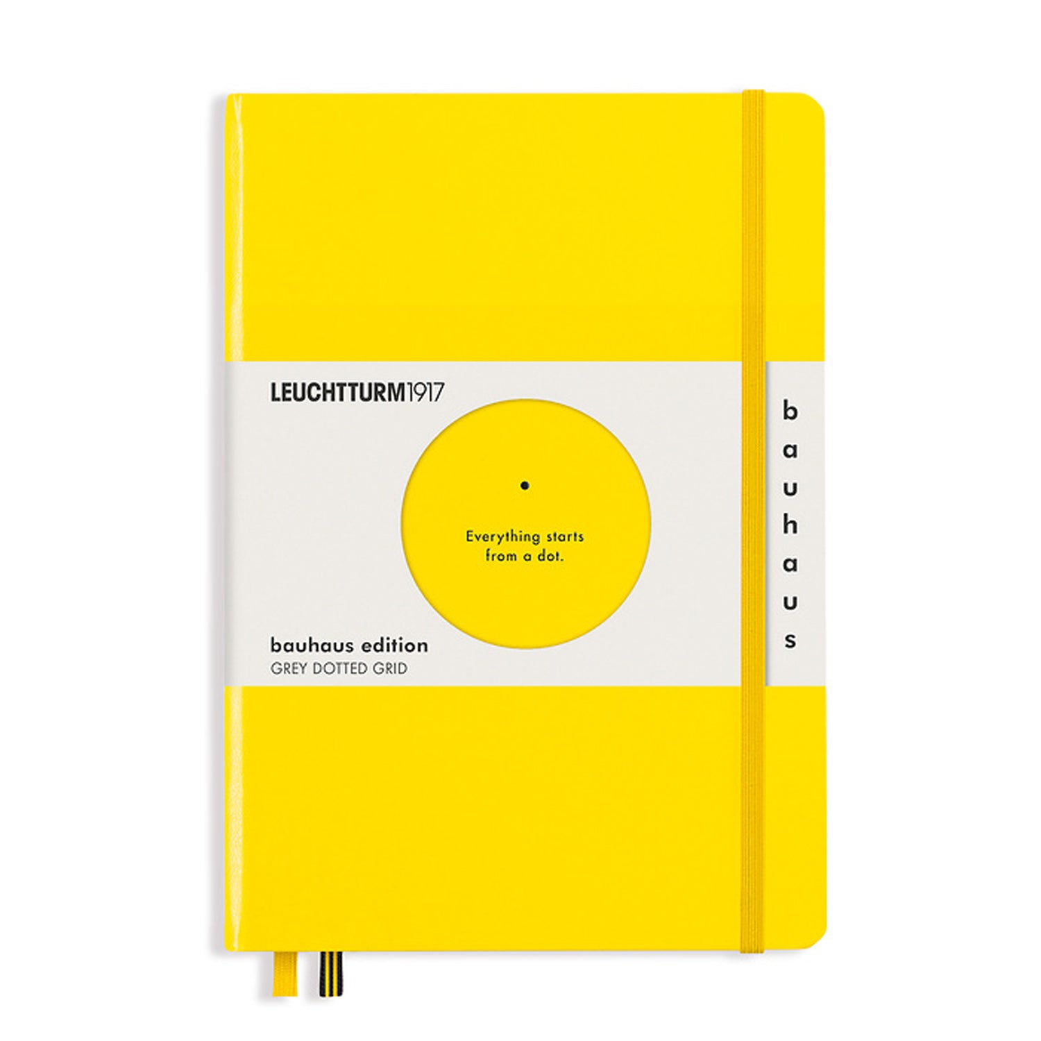 Leuchtturm1917 Bauhaus Edition Lemon Hardcover Notebook (A5 - Dotted) 359620 (Special Edition)