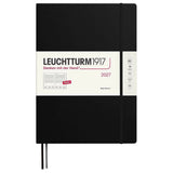 Leuchtturm1917 2027 Black Hardcover Daily Planner (A4+ - Lined) 400323