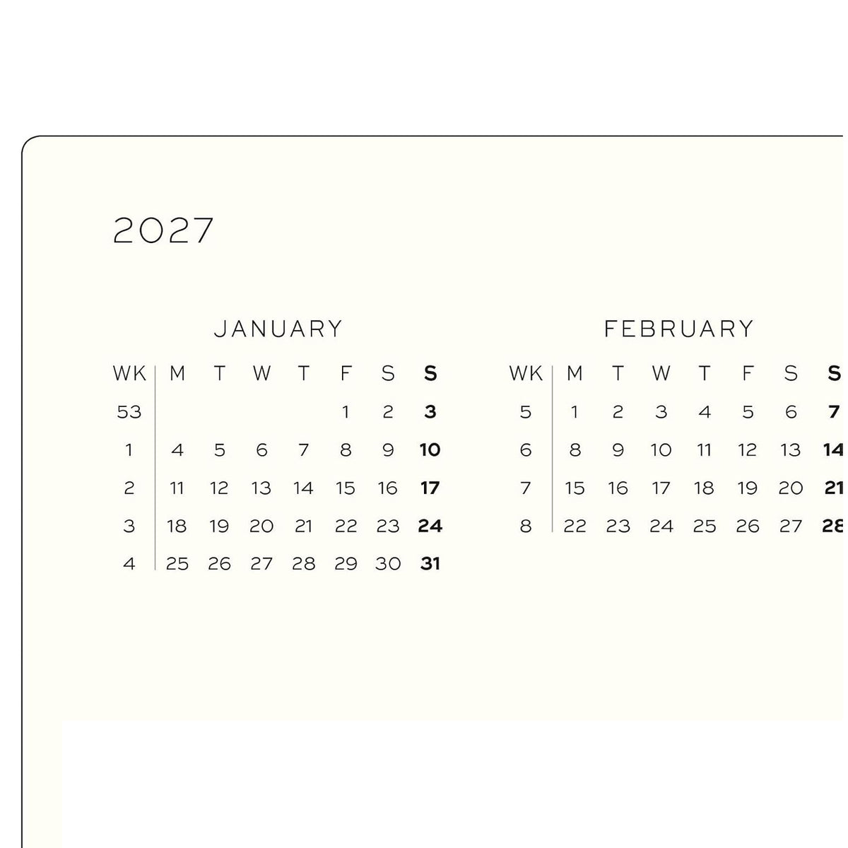 Leuchtturm1917 2027 Black Hardcover Daily Planner (A4+ - Lined) 400323