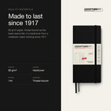 Leuchtturm1917 2027 Black Hardcover Weekly Planner (90X190MM - Dotted) 400264